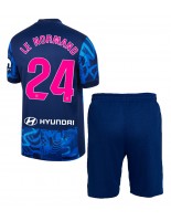 Atletico Madrid Robin Le Normand #24 Tredjedraktsett Barn 2024-25 Korte ermer (+ bukser)